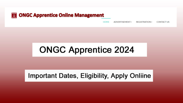 ONGC Apprentice Recruitment 2024