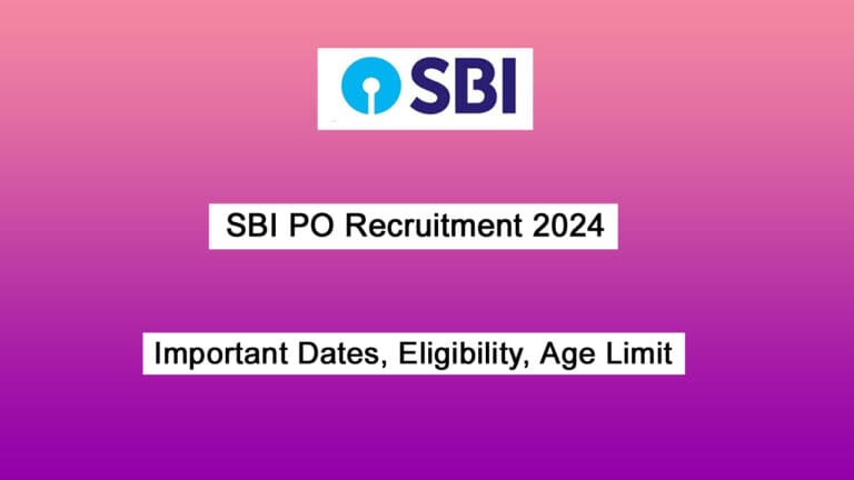SBI PO Recruitment 2024