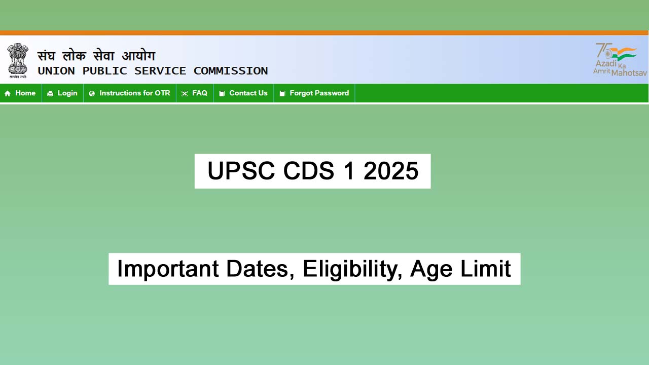 UPSC CDS 1 2025