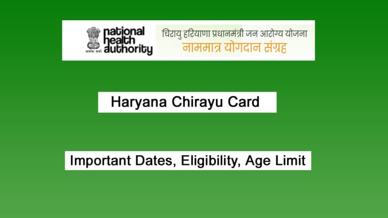 Haryana Chirayu Card
