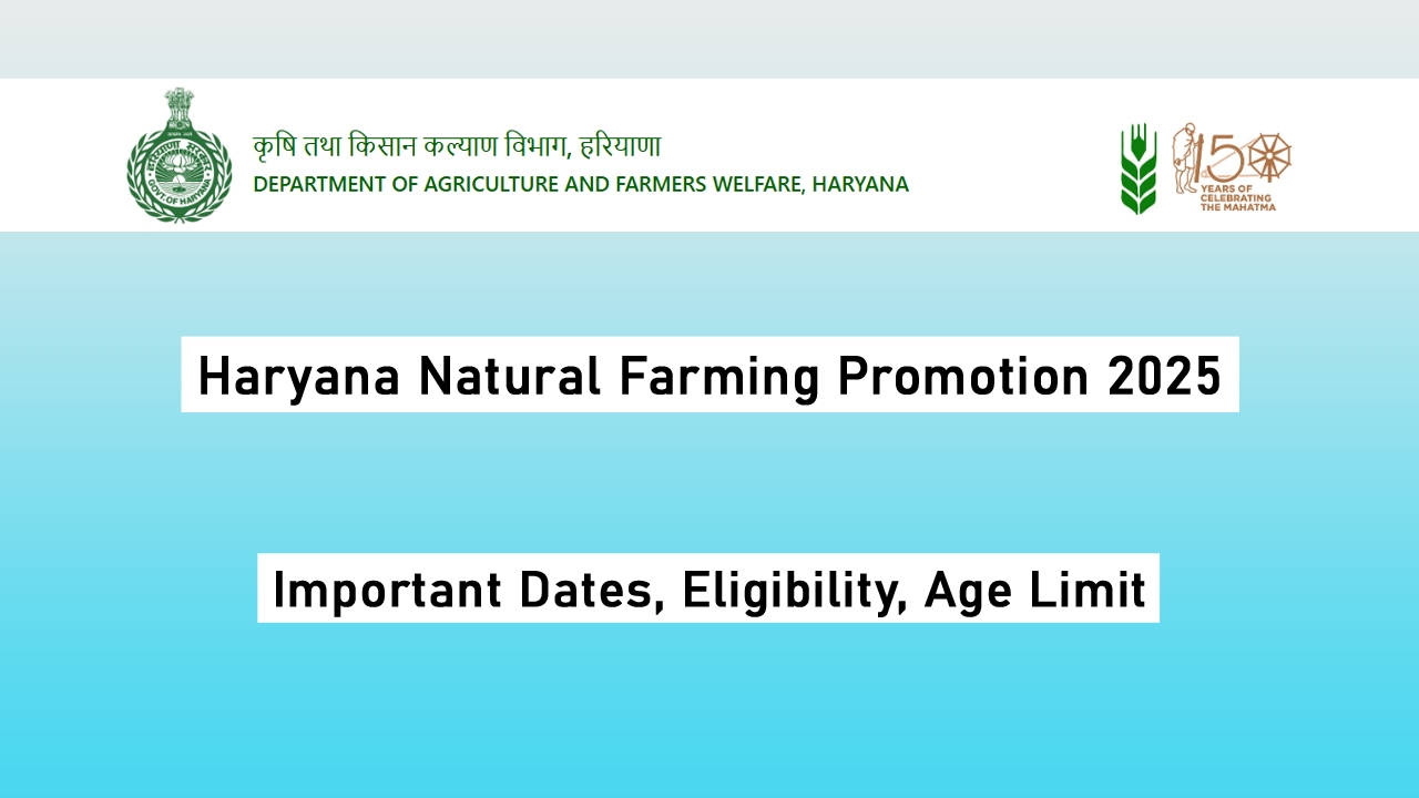 Haryana Natural Farming Promotion 2025