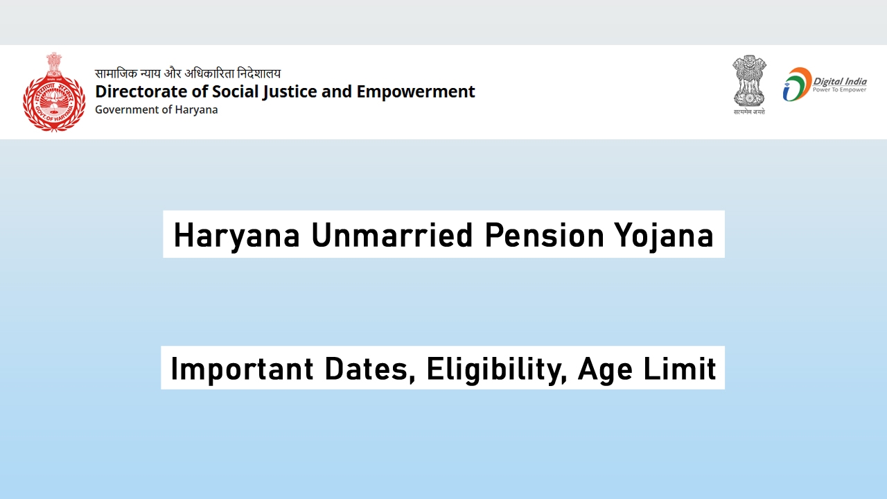 Haryana Unmarried Pension Yojana