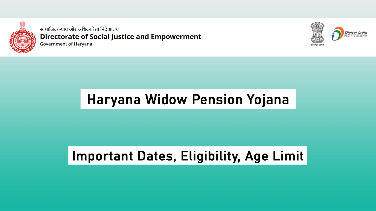 Haryana Widow Pension Yojana