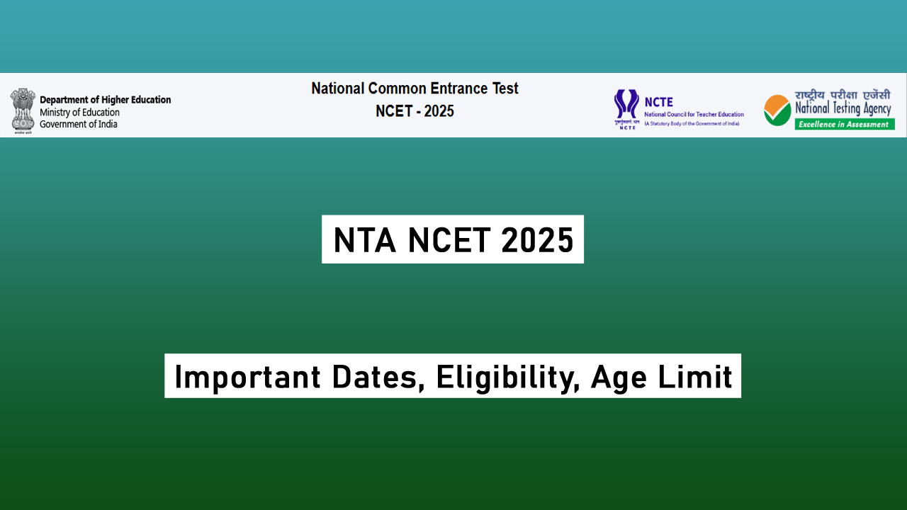 NTA NCET 2025