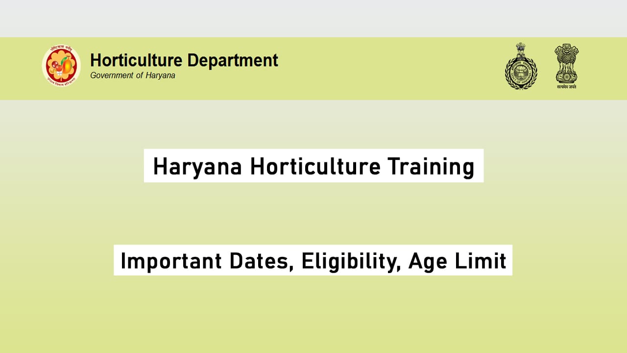 Haryana Horticulture Training