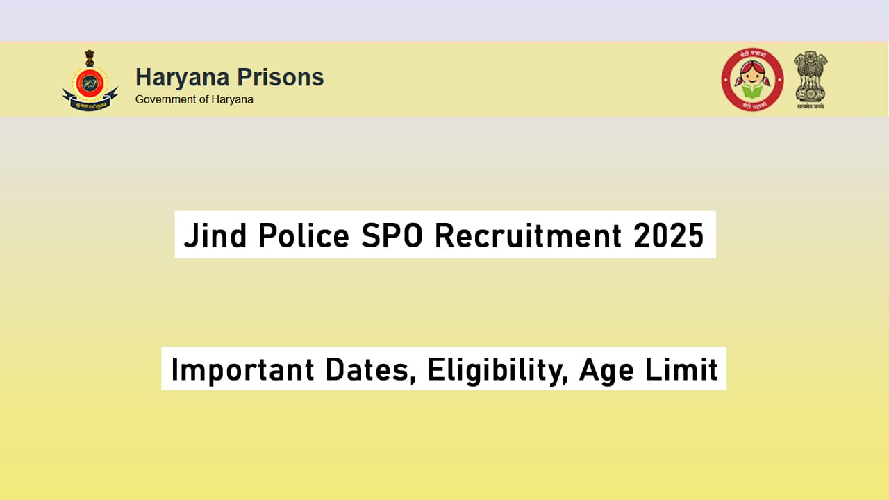 Haryana Jail Vibhag Bharti 2025