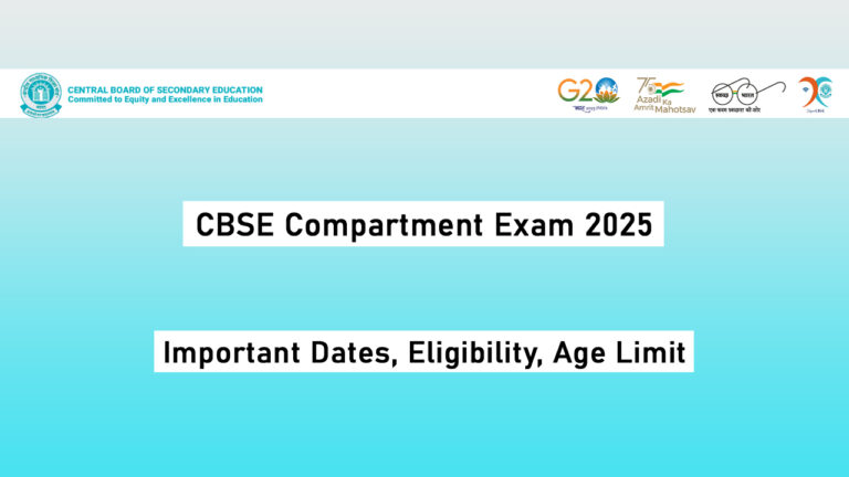 CBSE Compartment Exam 2025