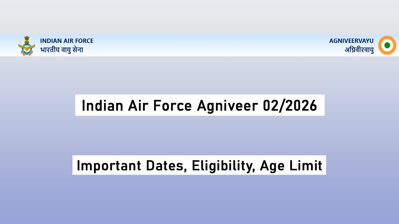 Indian Air Force Agniveer 02/2026