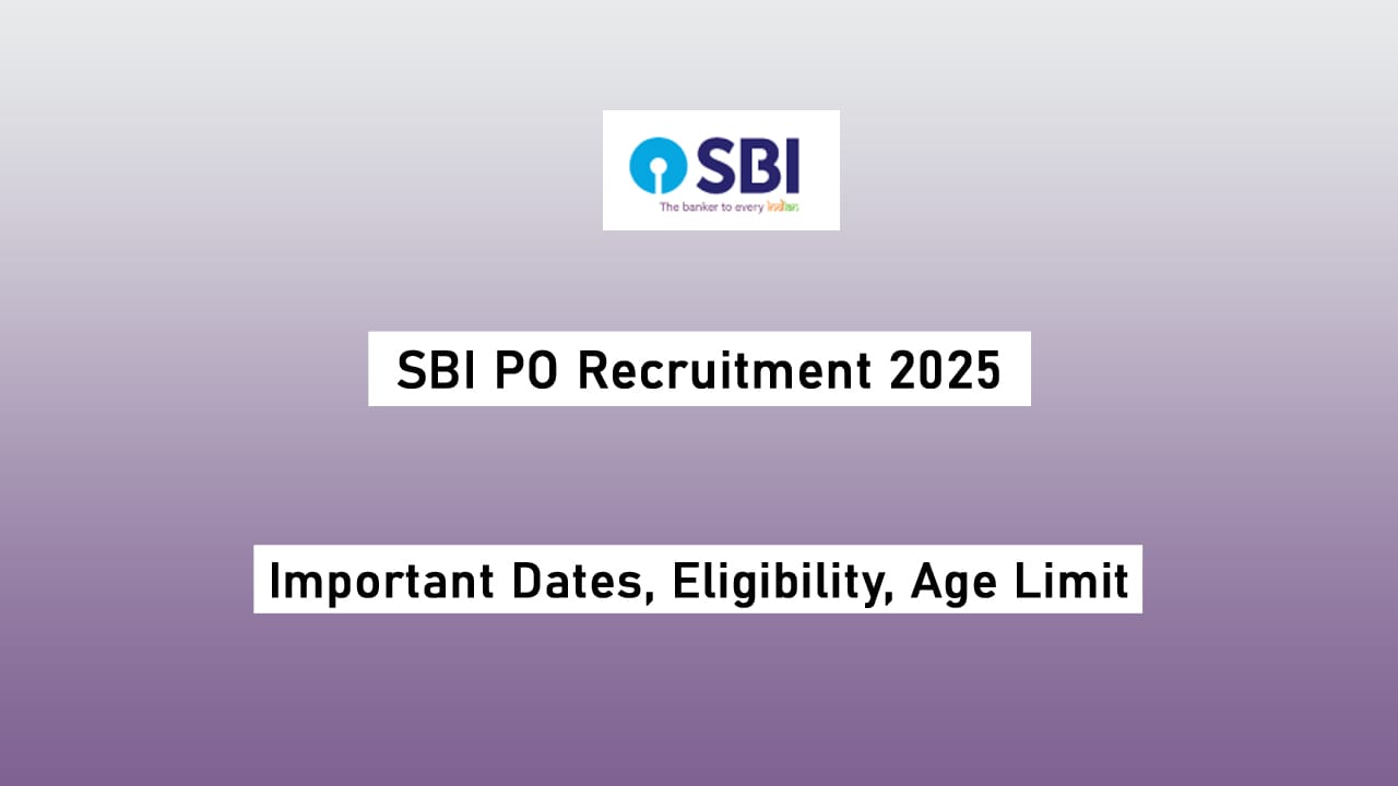 SBI PO Recruitment 2025