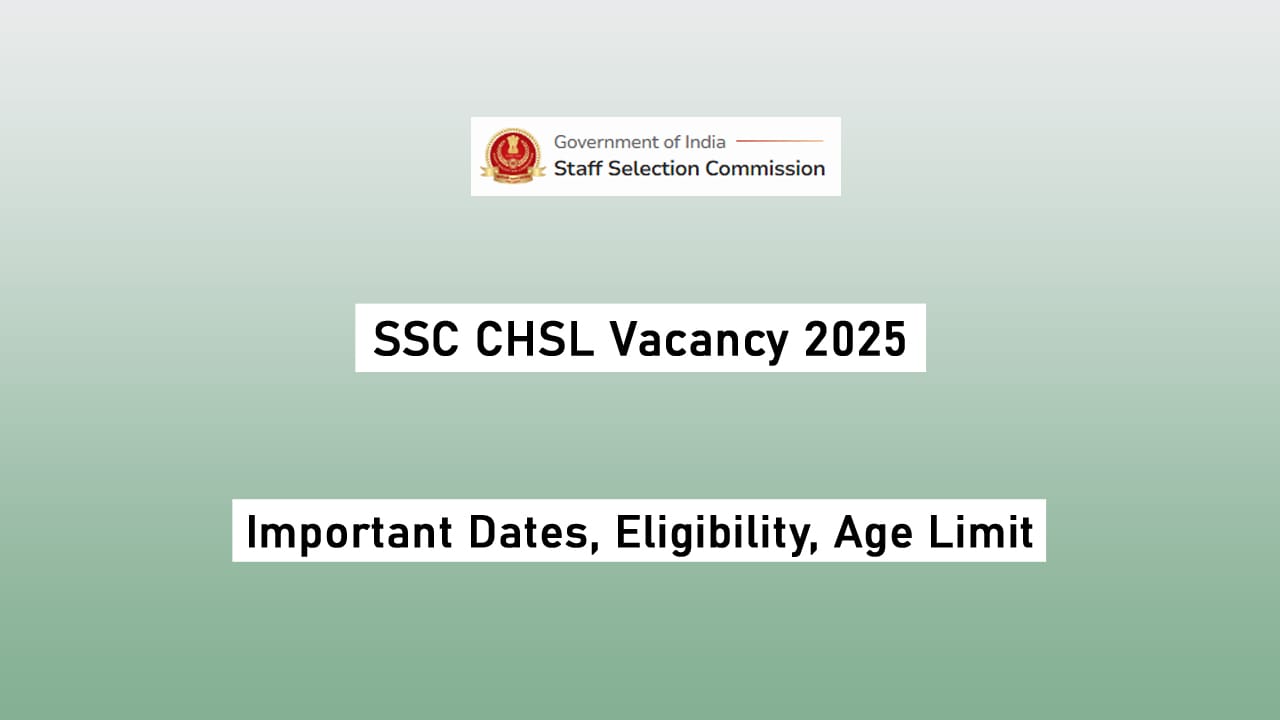 SSC CHSL Vacancy 2025