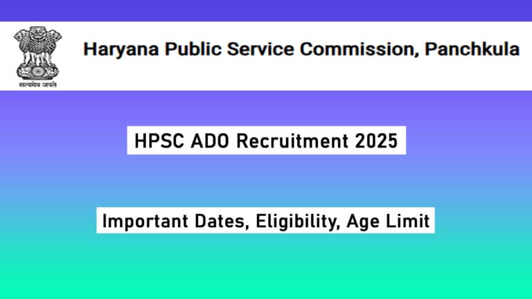 HPSC ADO Recruitment 2025