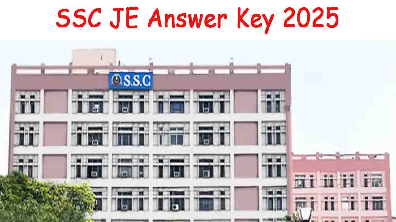 SSC JE Answer Key 2025