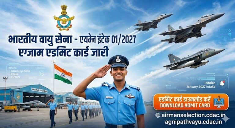 Air Force Airmen Admit Card 01/2027