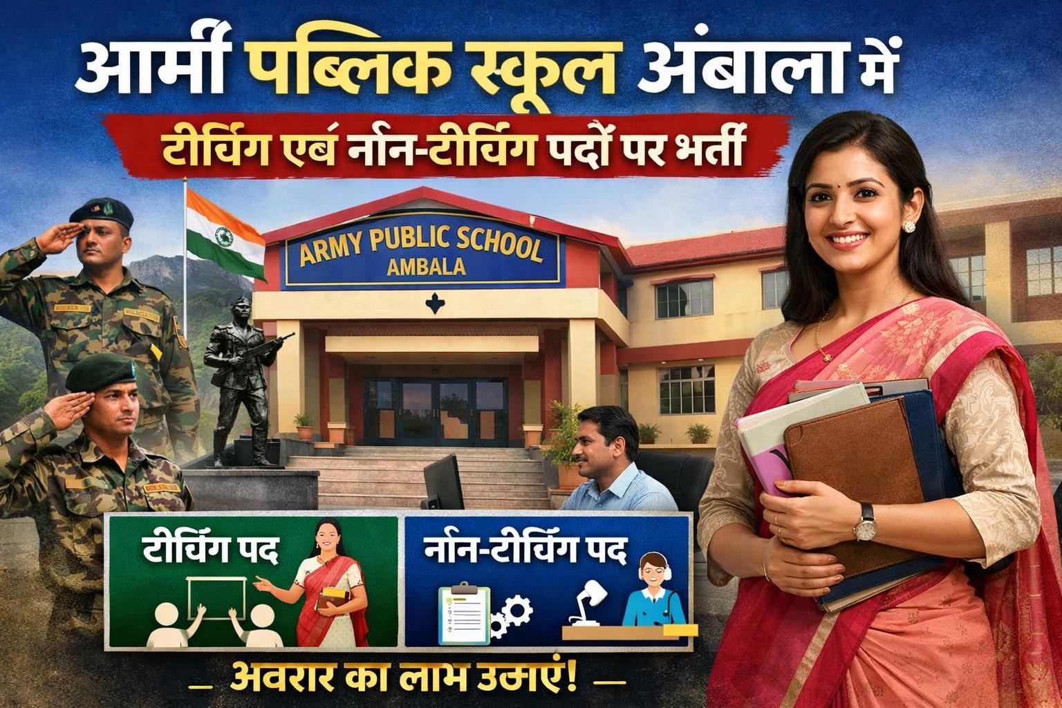Ambala Army Public School Recruitment 2026