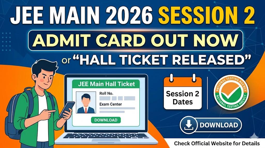 JEE Main Session 2 Admit Card 2026