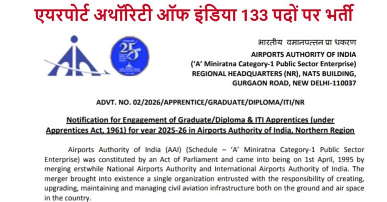 AAI Apprentice Recruitment 2026