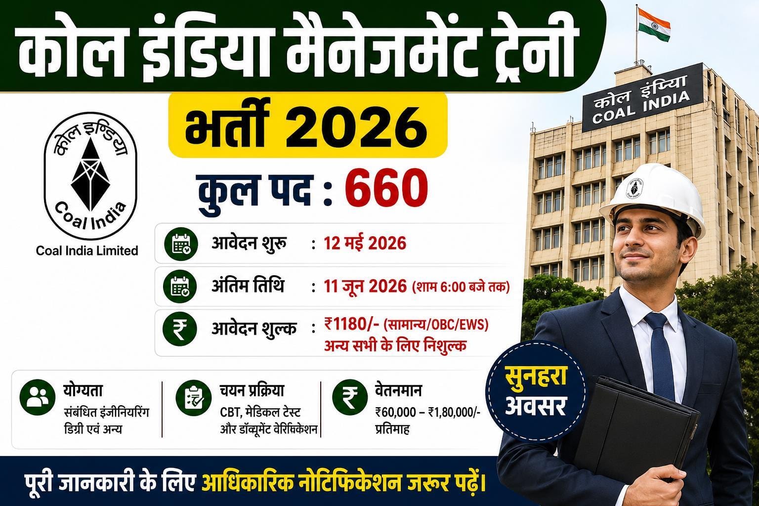 Coal India MT Recruitment 2026
