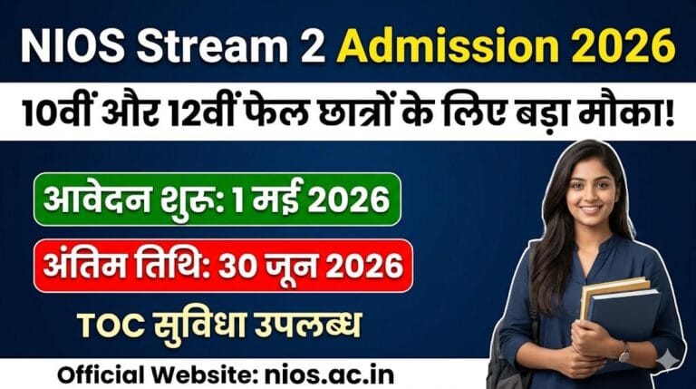 NIOS Stream 2 Admission 2026
