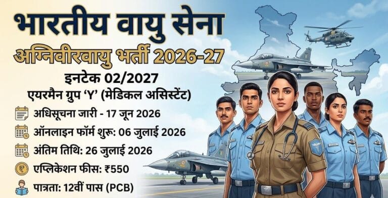 Air Force Agniveervayu Airmen Recruitment 02/2027