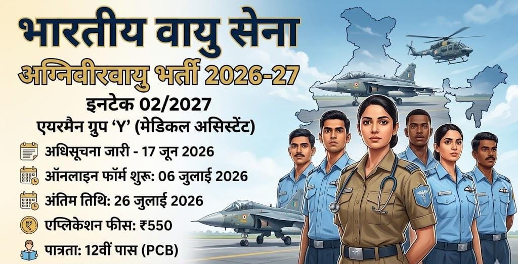 Air Force Agniveervayu Airmen Recruitment 02/2027