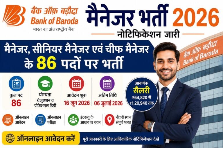 Bank of Baroda Recruitment 2026