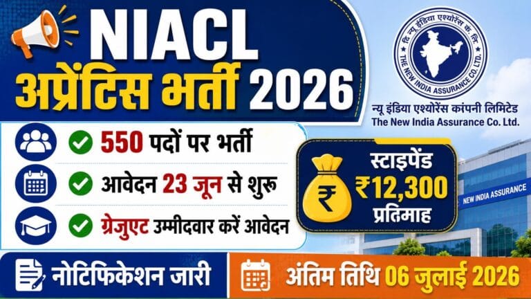 NIACL Apprentice Recruitment 2026