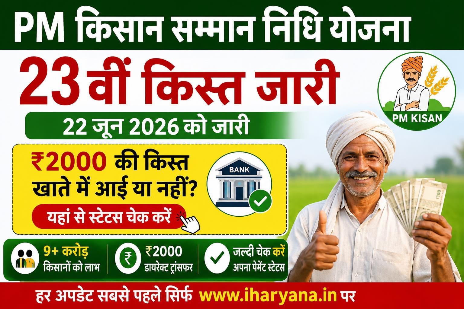 PM Kisan 23rd Installment 2026