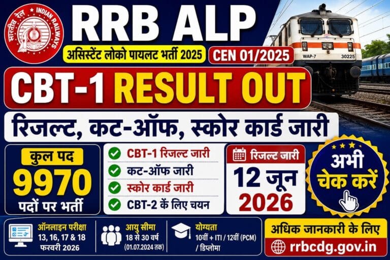 RRB ALP Result 2026