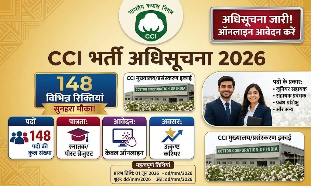 CCI Recruitment 2026