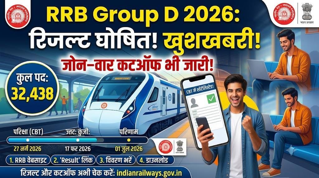 RRB Group D Result 2026
