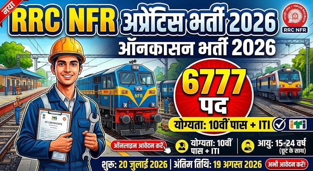 RRC NFR Apprentice Recruitment 2026