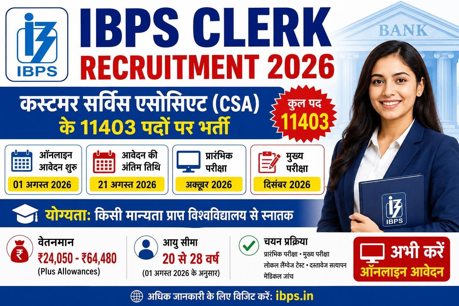 IBPS Clerk Recruitment 2026