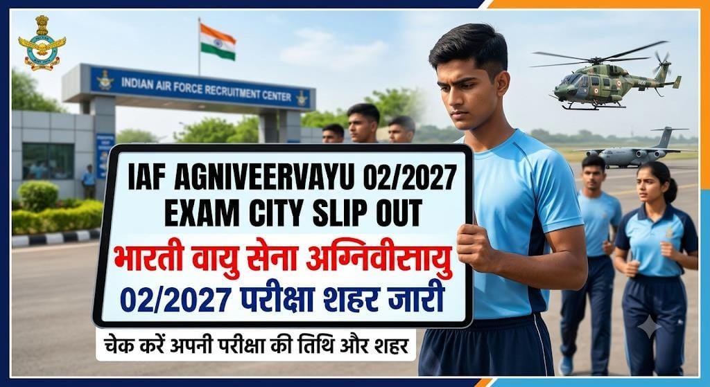 IAF Agniveervayu 02/2027 Exam City