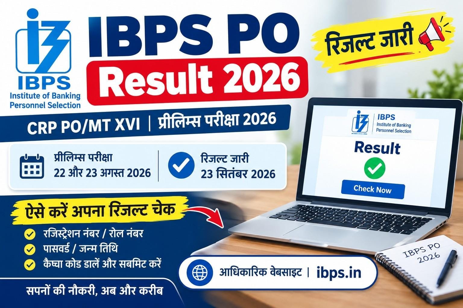 IBPS PO Result 2026