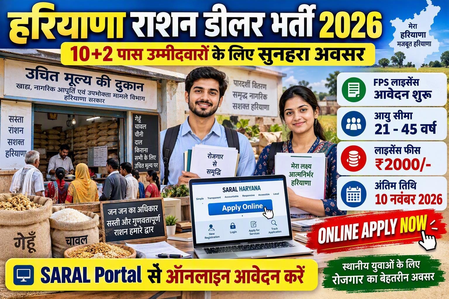 Haryana Ration Dealer Recruitment 2026